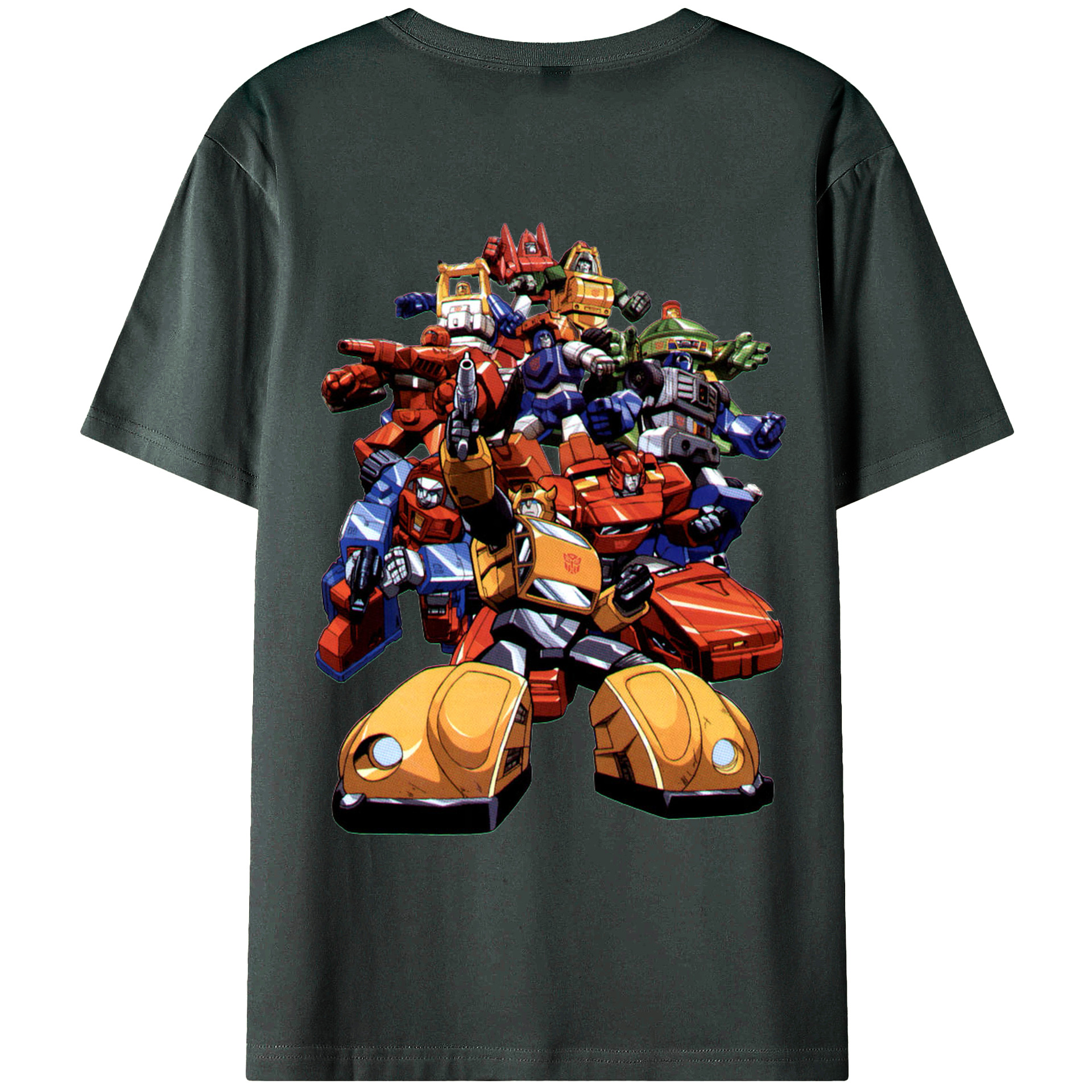 （画像用）  綿100％ メンズ半袖Tシャツ（バックプリント） 通気性
